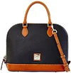 D & B Pebble Grain Zip Satchel[Buy 2 Get Freeshipping]