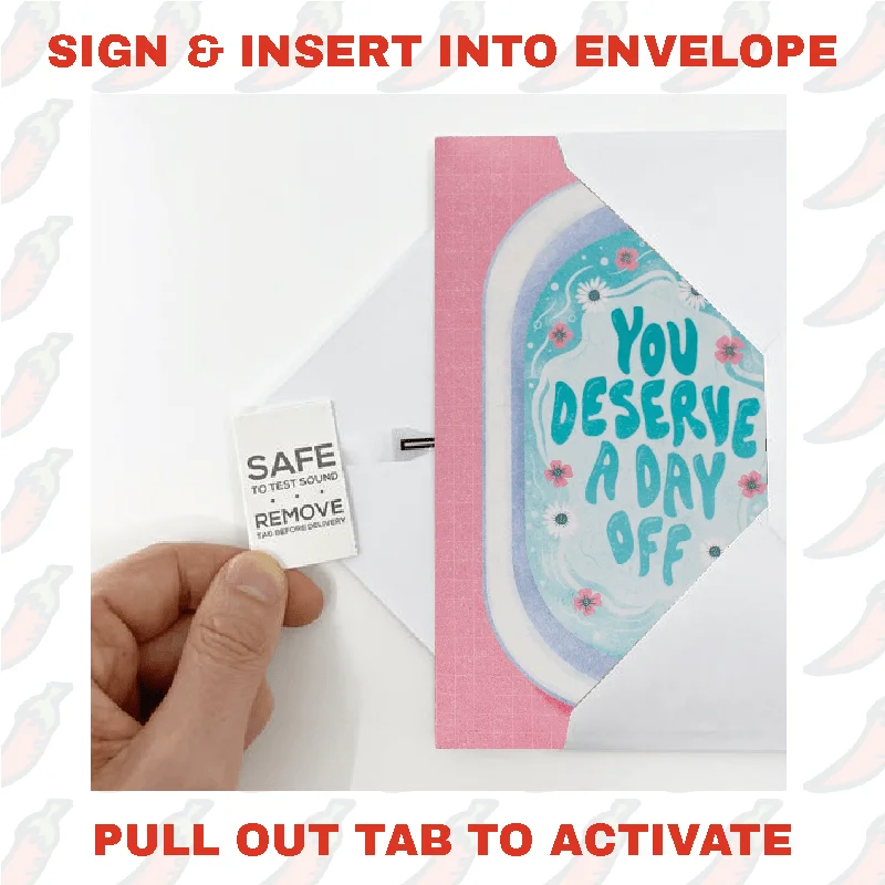 Endless Mum. Mummy. Mamma! 🔊 - Joker Greeting Prank Card (Sequin + Sound)