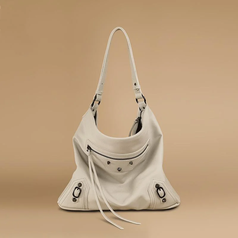 Large Capacity Commuter Bag Women's New Niche Design Shoulder Messenger Bag Fashion Tote Armpit Bag