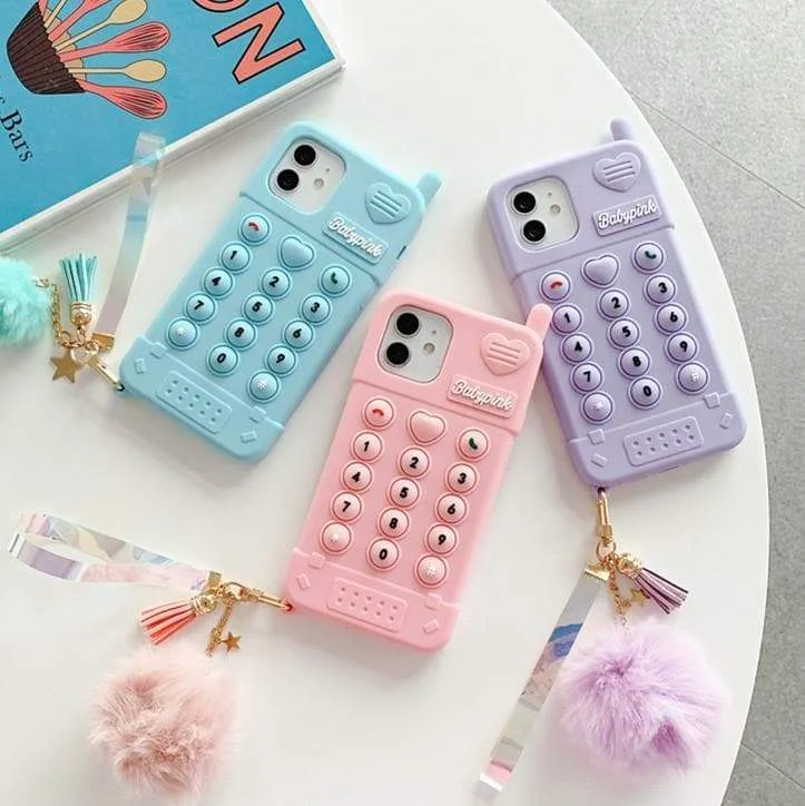 Cute Blue/Pink/Purple Kawaii Pastel Phone Case SP16173