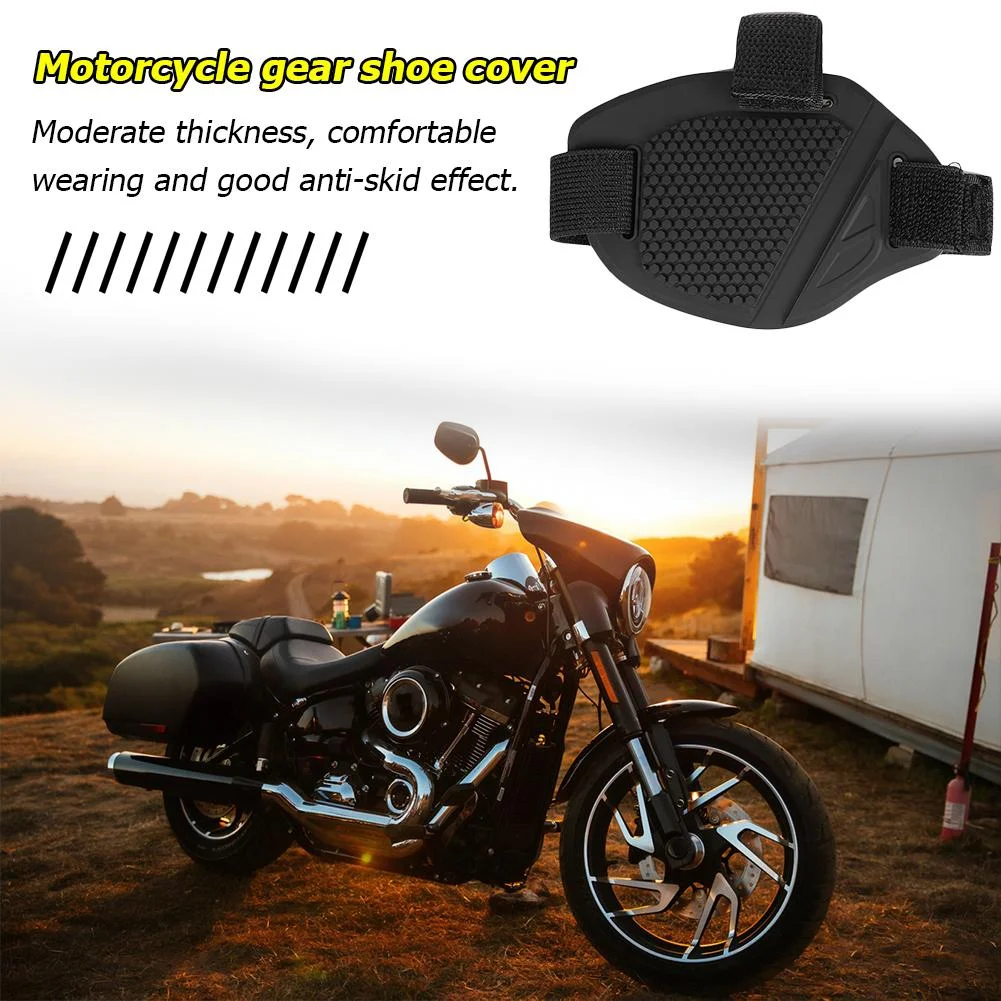 Motorcycle Shoes Protective Gear Shifter Men Shoe Boots Cover Shifter Rubber Protector