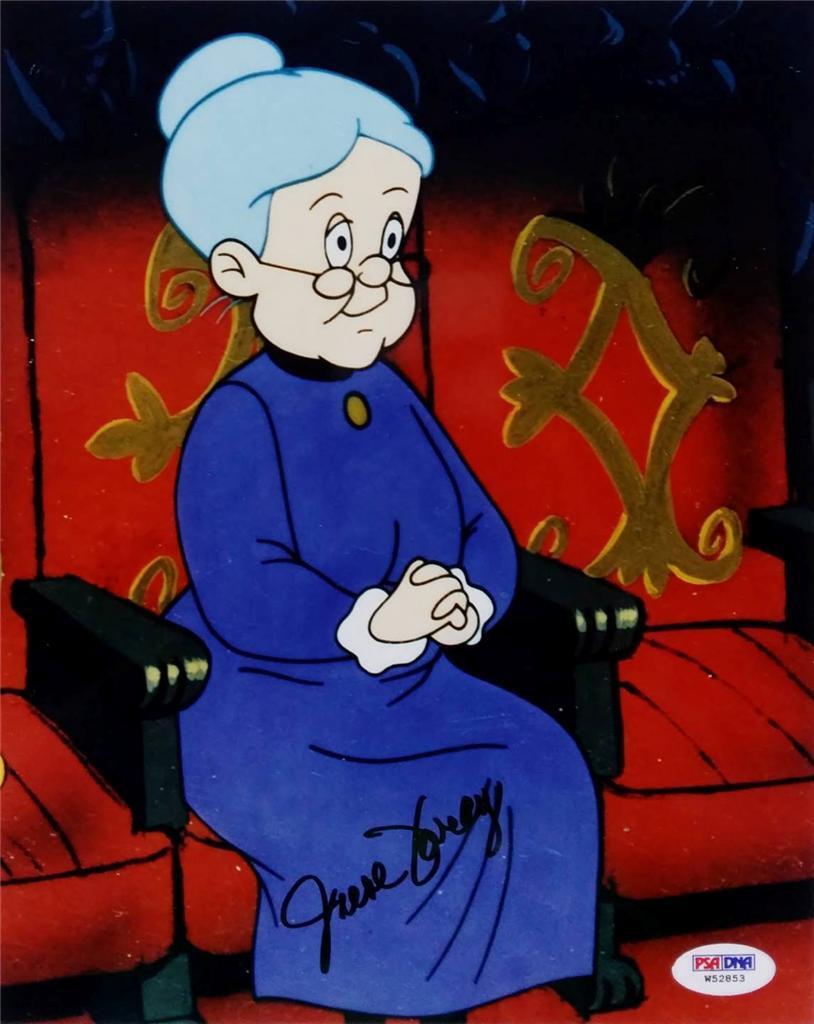 June Foray Signed Looney Tunes Granny 8x10 Photo Poster painting PSA/DNA W52853 Auto Autograph