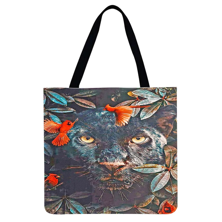 Wild Animal - Linen Tote Bag