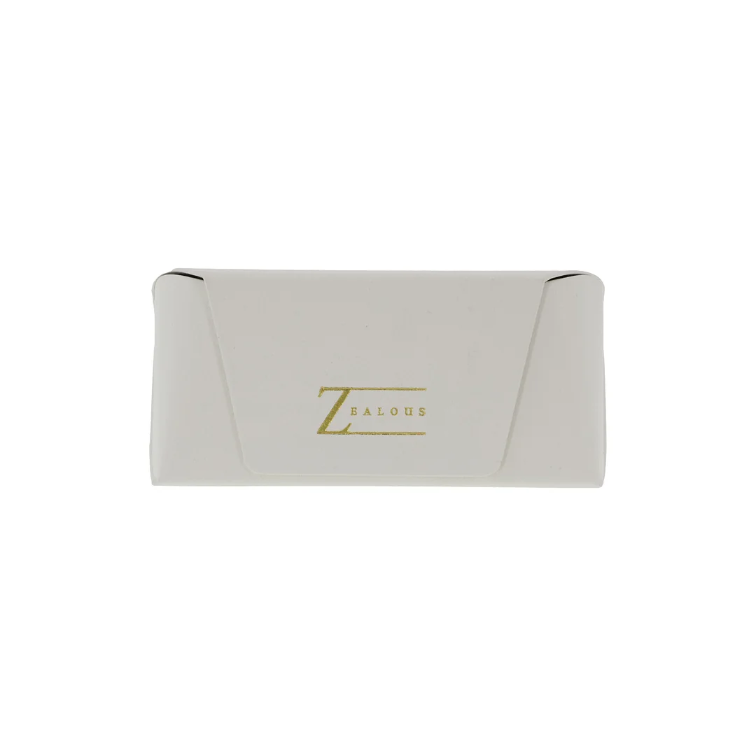 White Spectacle Case Zealous