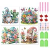 (4er Pack) Gnome - Speziell geformtes Diamond Painting - 30*30cm