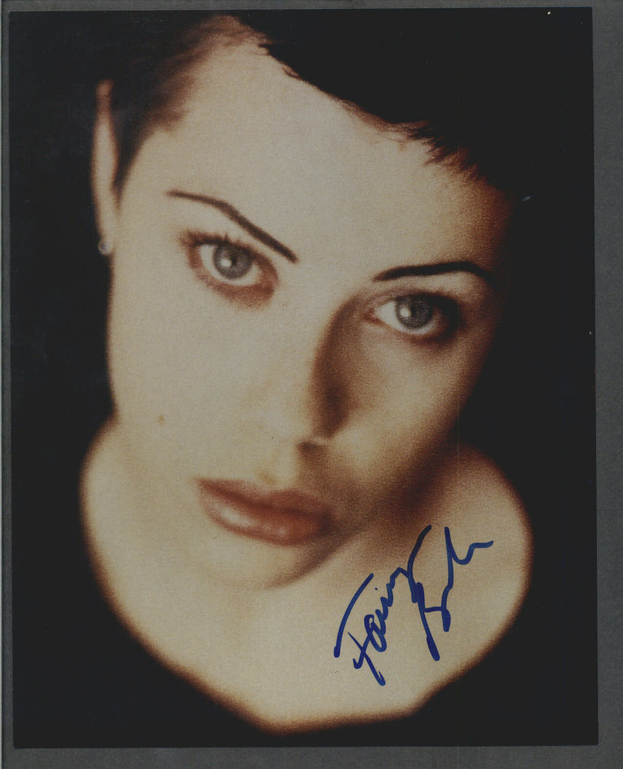 Fairuza Balk - Early Signed Autograph Color 8x10 Photo Poster painting - American History X