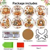 8pcs Full Drill DIY Gem Art Diamond Painting Set Halloween(Autumn)
