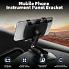 Car Dashboard Phone Holder 360 Rotating Rearview Mirror Navigation Bracket