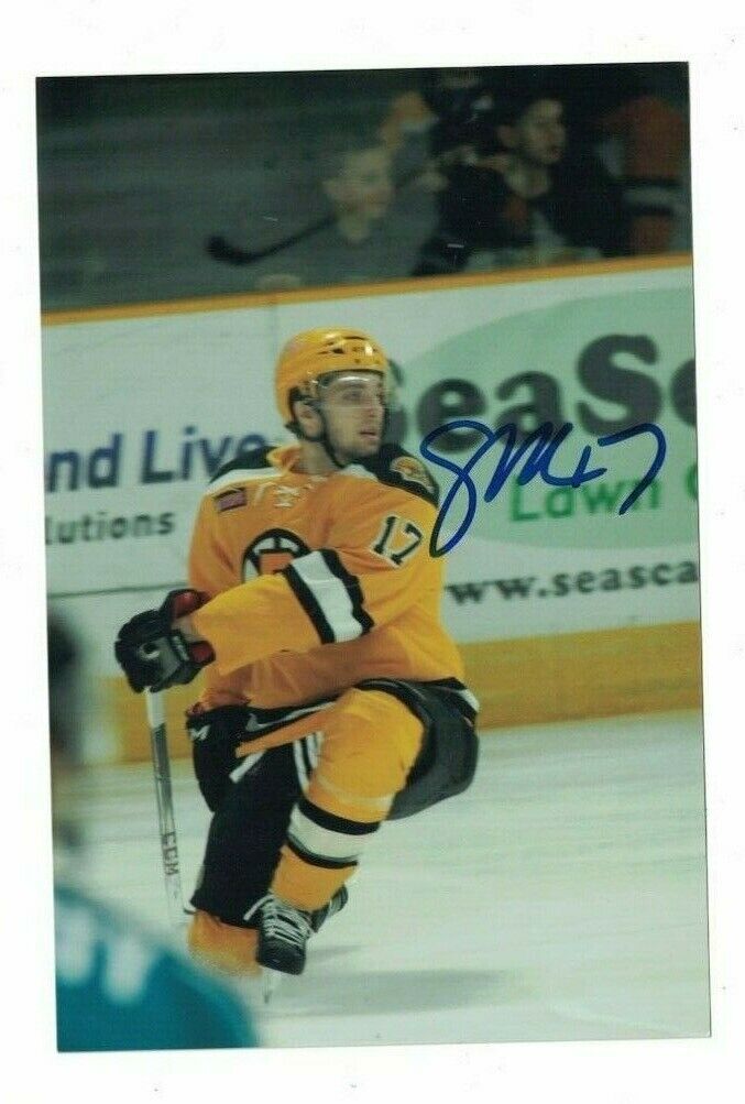 Seth Griffith Providence Bruins Signed 4x6 Hockey Photo Poster painting W/Our COA