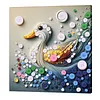DIY Button Art Kit with Frame 11.81x11.81inch Button Painting Kit Button Painting Craft Set for Adults Beginners Arts Crafts Home Decoration