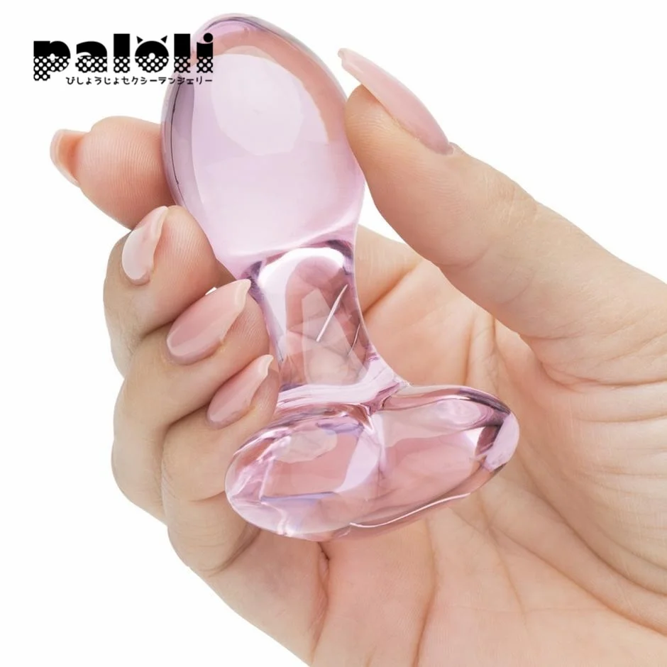 Sex Toy Heart Crystal Glass Anal Plug Butt Plugs Adult Products Pink Prostate Massager Anal Masturbation Toys for Men Women New