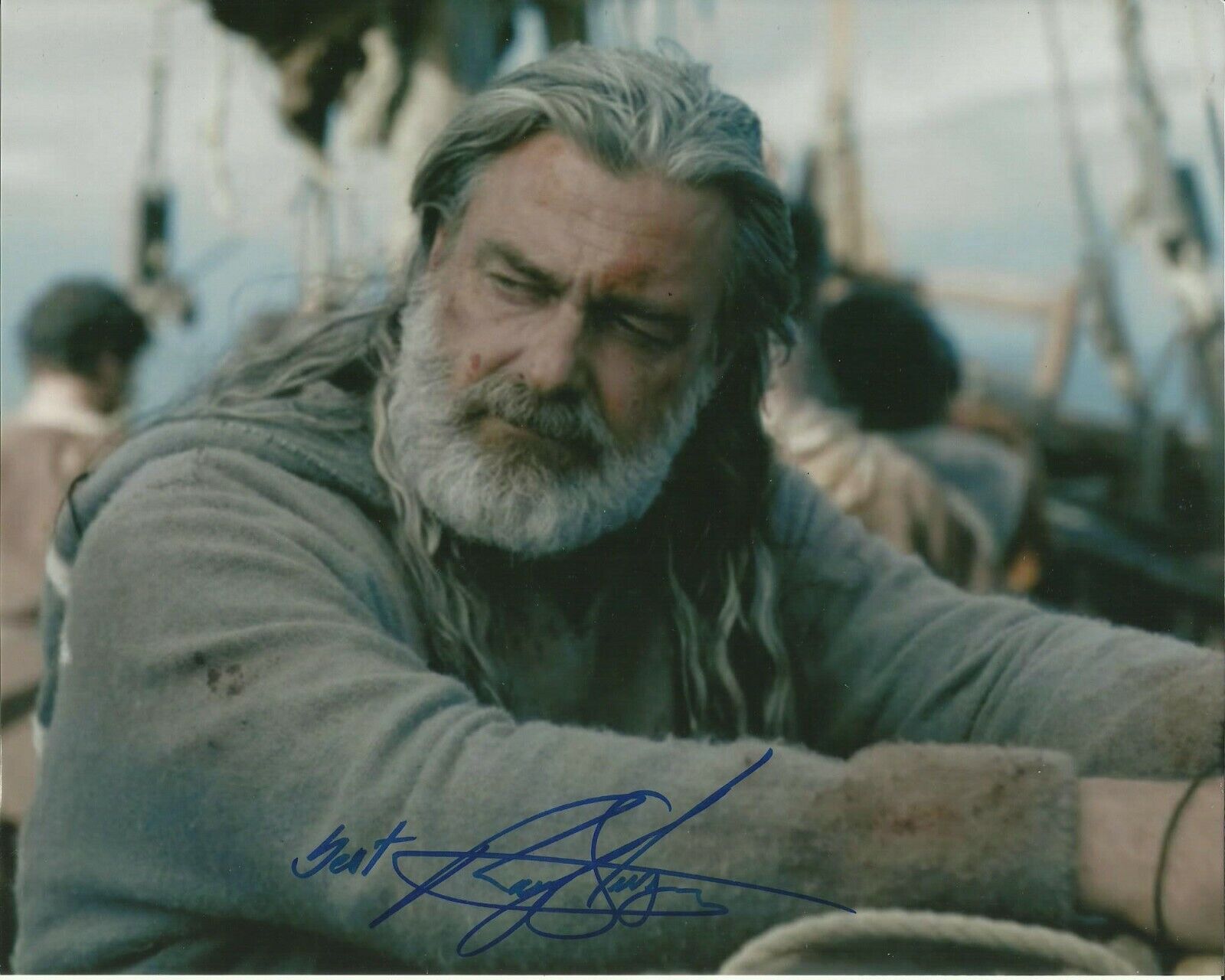 RAY STEVENSON SIGNED VIKINGS Photo Poster painting UACC REG 242 (2)