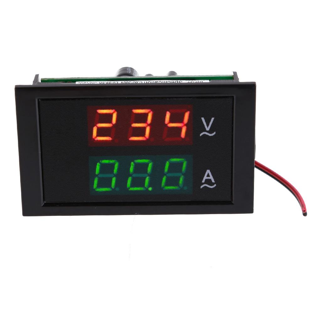 

AC80-300V 100A Display LED Digital Voltmeter Ammeter Volt Amp Panel Black, 501 Original