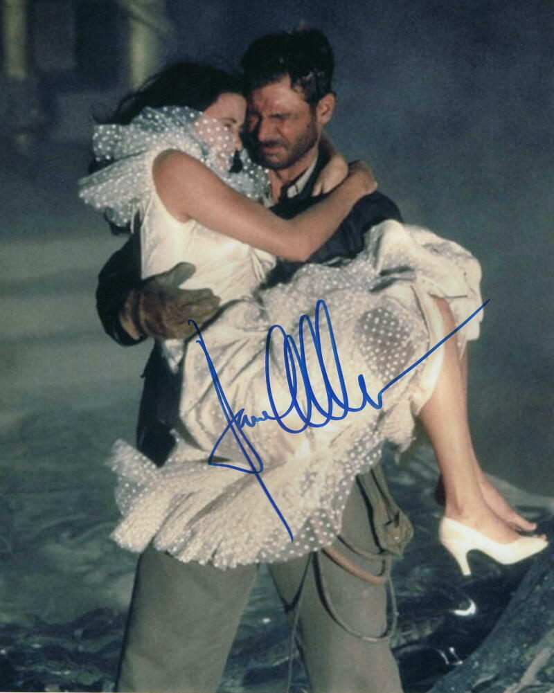 KAREN ALLEN SIGNED AUTOGRAPH 8X10 Photo Poster painting - CLASSIC Photo Poster painting W/ HARRISON FORD, RARE