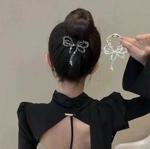 (🎁Christmas Hot Sale- 48% OFF🎁)🎀 Bow light luxury premium feeling hairpin🎀 - FREE SHIPPING