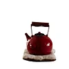 Household Kung Fu Tea Boiler Chinese Retro Pottery Ochre Dream Red Zhu Three-legged Small Wind Stove Electric Ceramic Stove Around the Stove Boil Teapot