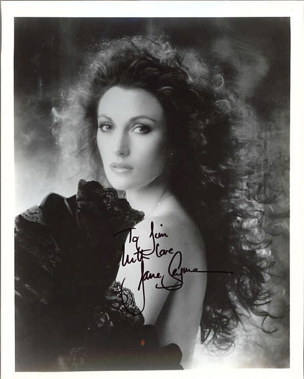 JANE SEYMOUR ACTRESS SIGNED Photo Poster painting AUTOGRAPHED W/COA 8X10