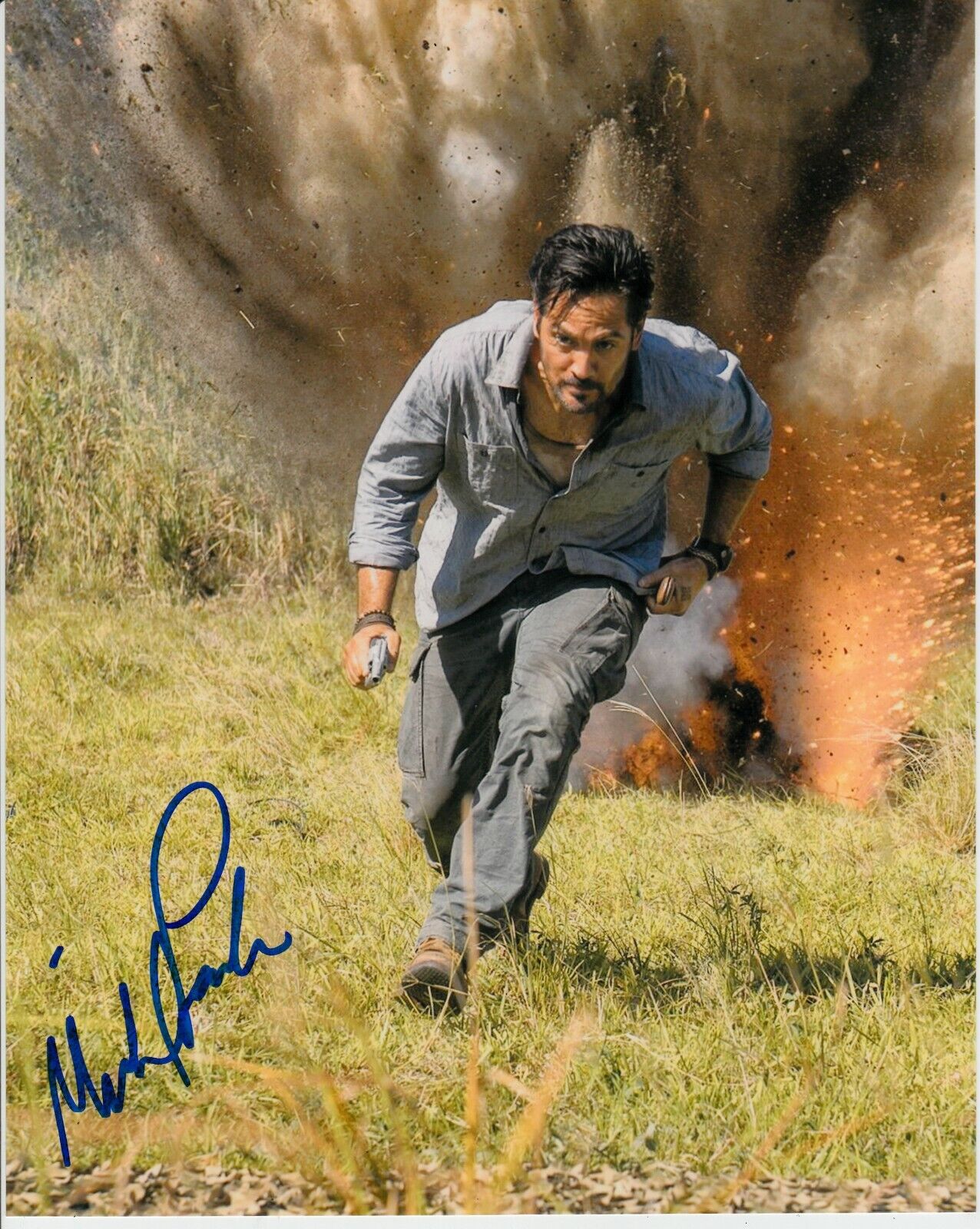 MICHAEL LANDES SIGNED HOOTEN & THE LADY Photo Poster painting UACC REG 242 (3)