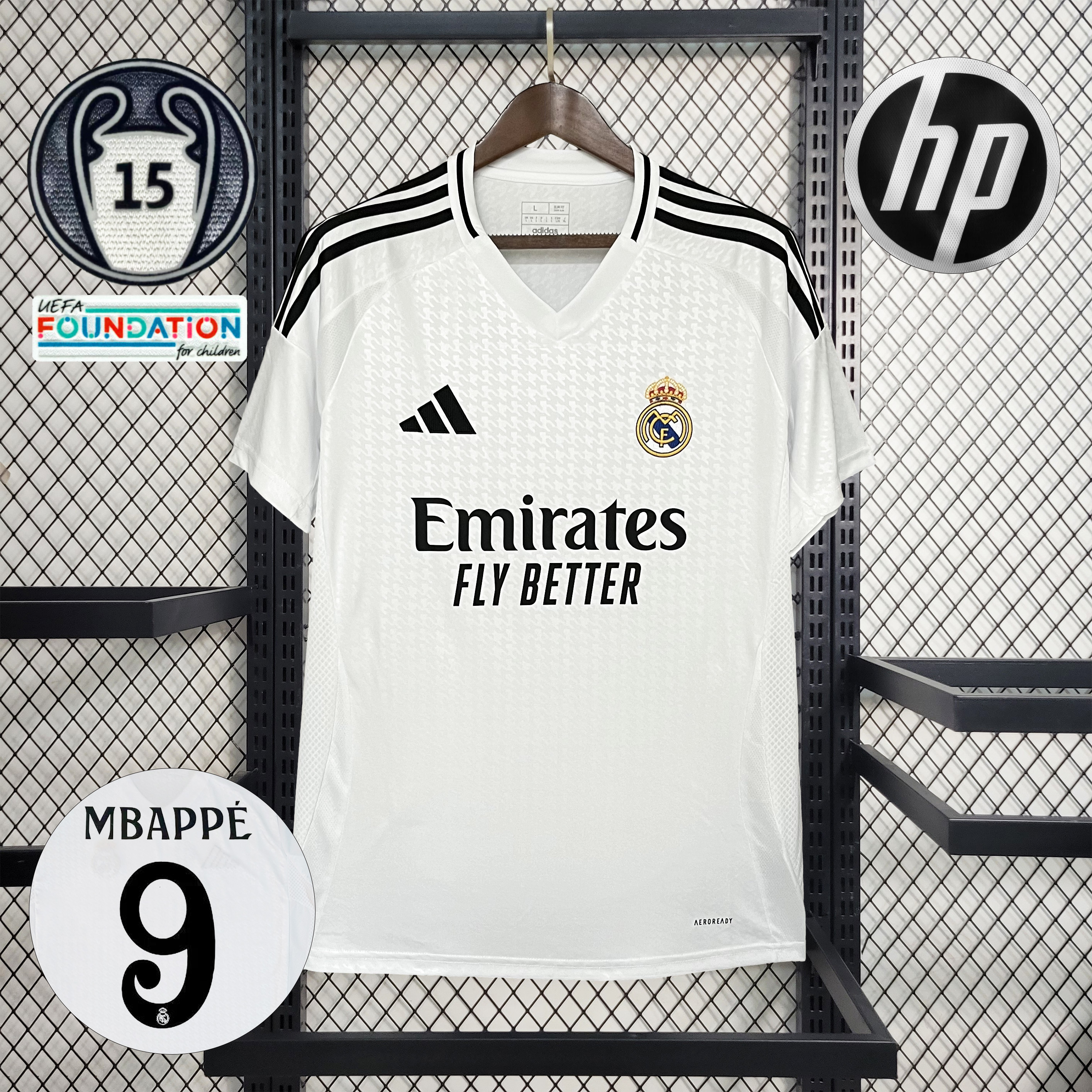 Real Madrid 24-25 Home Stadium Jersey - Fans Version