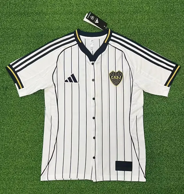 2025-26 Boca White Baseball Jersey