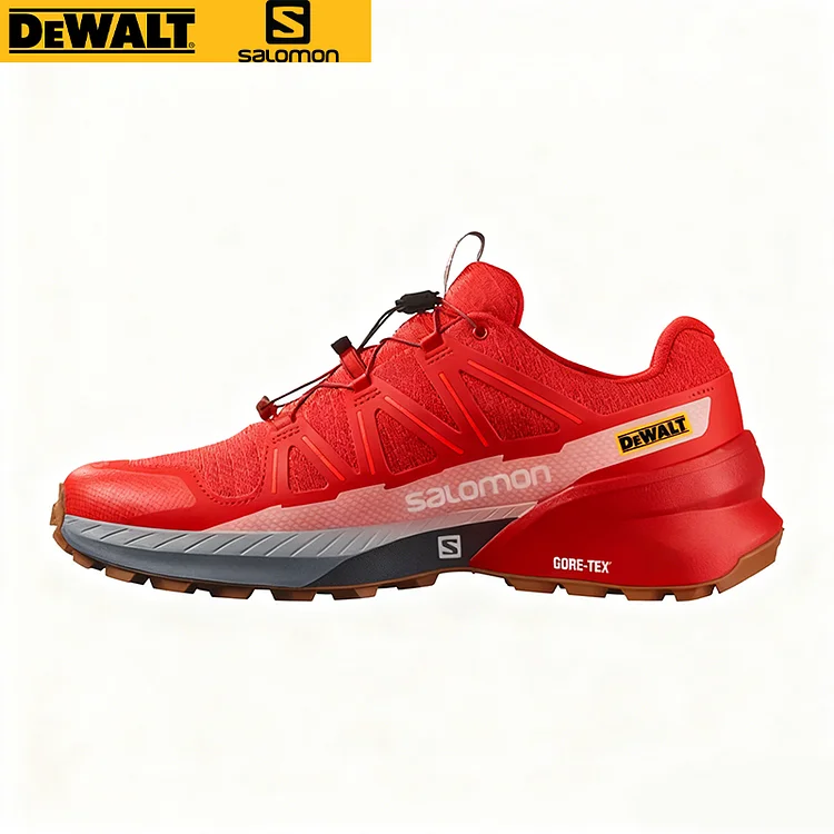 Wodoodporne buty robocze i turystyczne marki Salomon&reg; i DEWALT idealnie nadają się do pracy i aktywności na świeżym powietrzu.