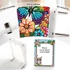 Floral Special Shape Diamond Painting Photo Frame Kits Home Decor Gift (Owl)