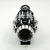 Turbojet Aircraft Engine Electric Model Simulation Assembly Building Blocks High Difficulty Toy