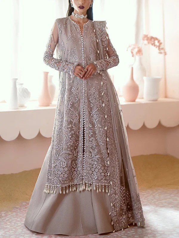 Lace Mesh Top and Pants Suit