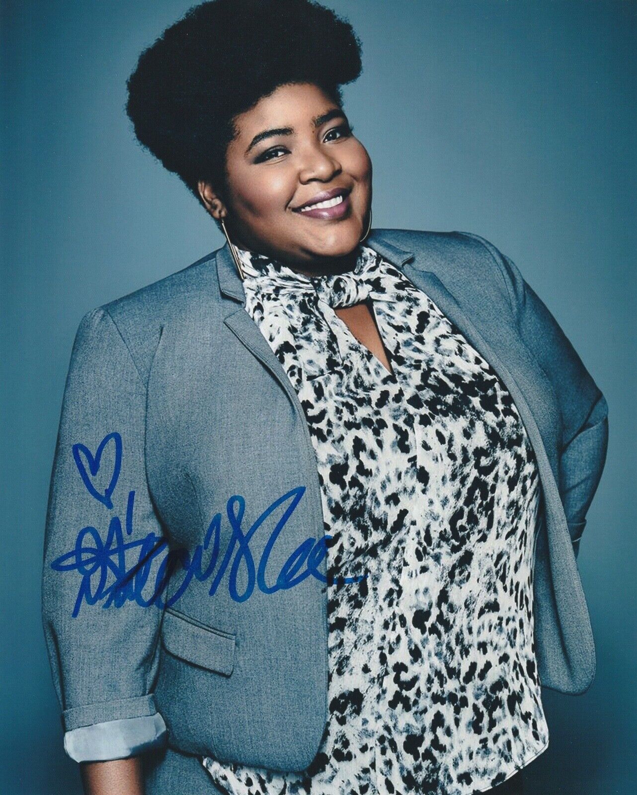 * DULCE SLOAN * signed 8x10 Photo Poster painting * THE DAILY SHOW WITH TREVOR NOAH * 1