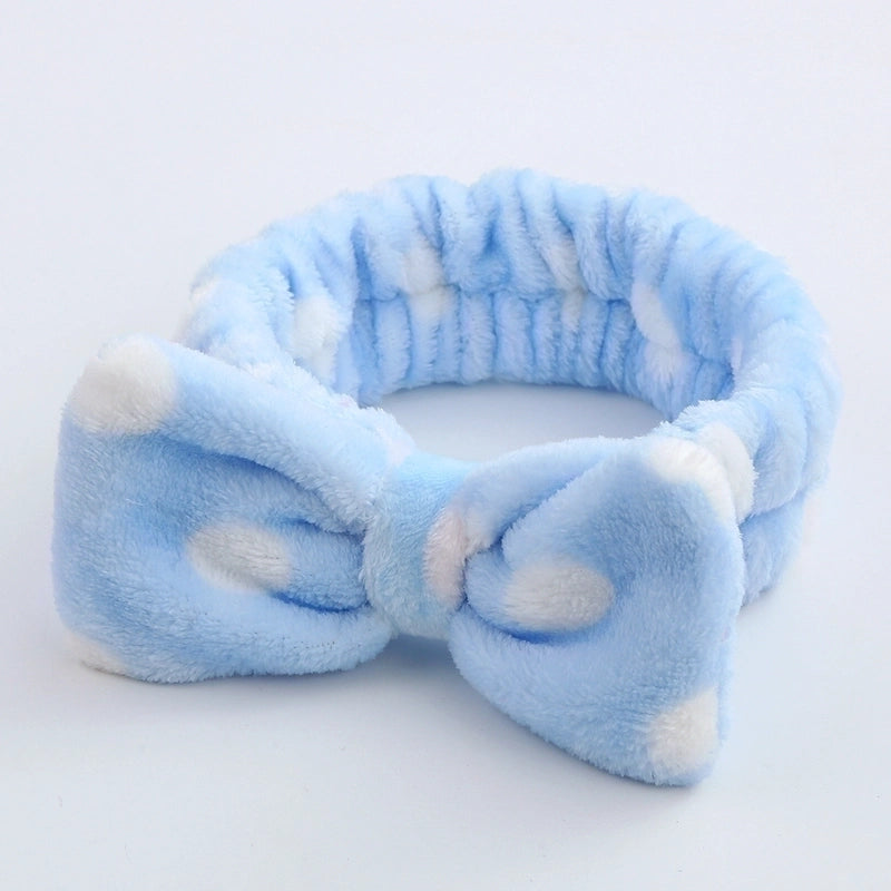 Casual Cute Unisex Bow Knot Leopard Spa Headband