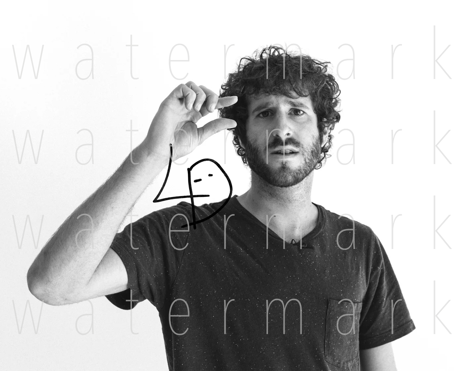 Lil Dicky signed Save Dat Money Dave Burd 8X10 Photo Poster painting picture poster autograph RP