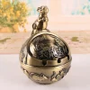 Retro Windproof Ashtray Hand-Carved Creative Personality Bronze Metal Windproof Ashtray
