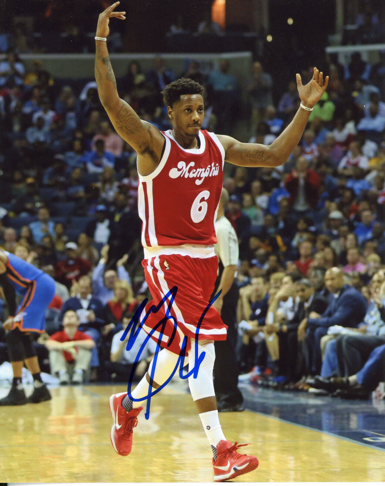 Mario Chalmers Autographed 8x10 Memphis Grizzlies#S1417