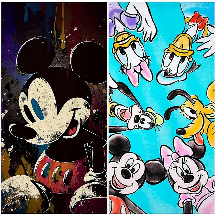 Mickey Mouse - Full Round - Diamond Painting(40*50cm)