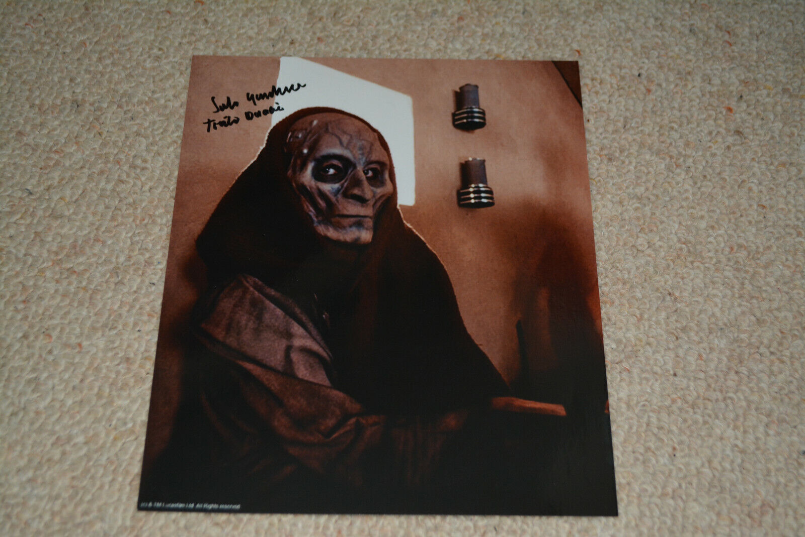 SALO GARDNER (+) signed autograph In Person 8x10 ( 20x25 cm) STAR WARS