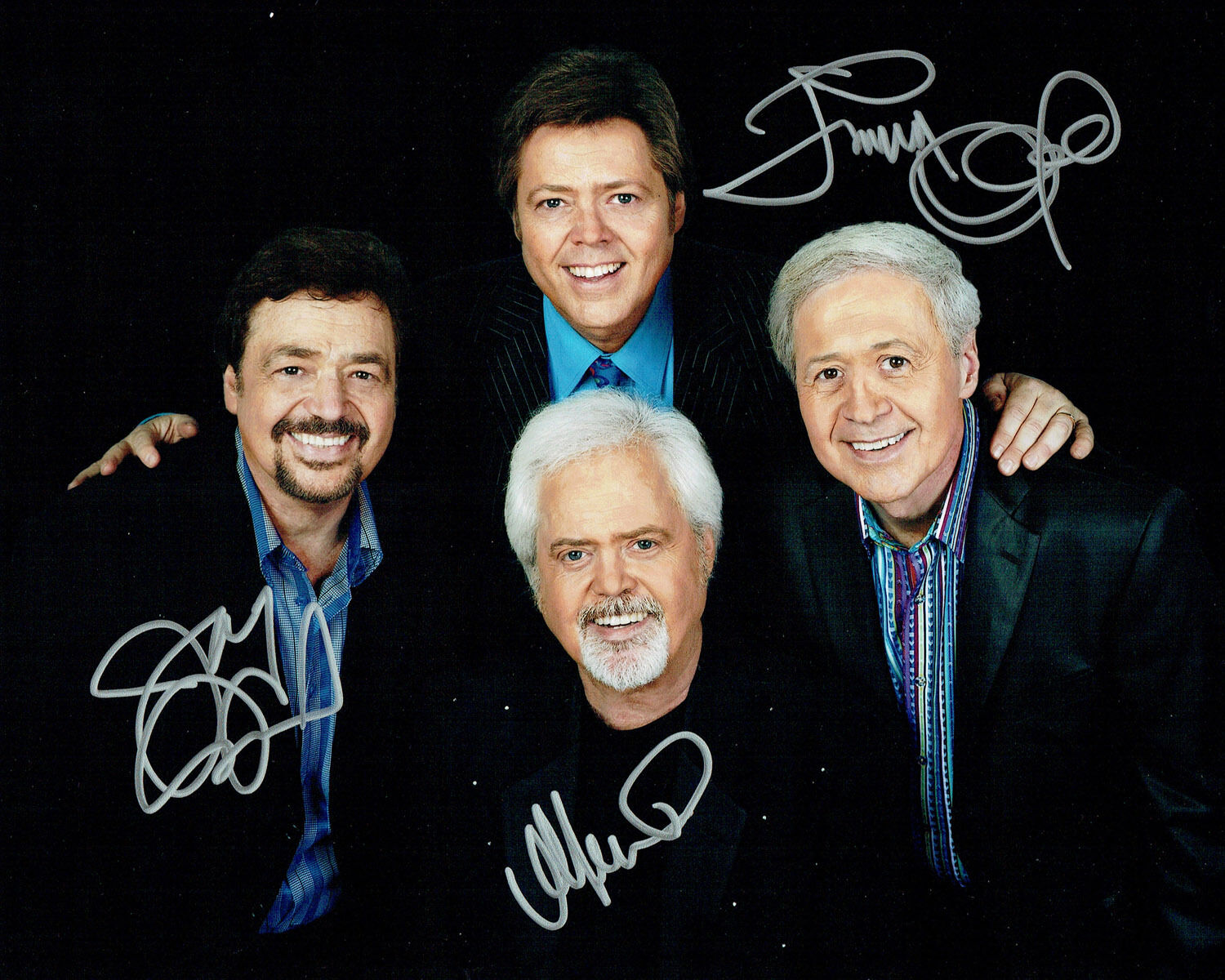 The OSMONDS SIGNED Autograph 10x8 Photo Poster painting AFTAL COA Jimmy Jay Merill