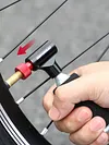 Bicycle CO2 Valve Head Kit with Foam Sleeve M&A Valves Adapter for Cycling