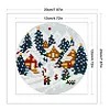 Snowland Fairy Tale-11CT Stamped Cross Stitch 20*20cm/7.87*7.87in tapestrymarket