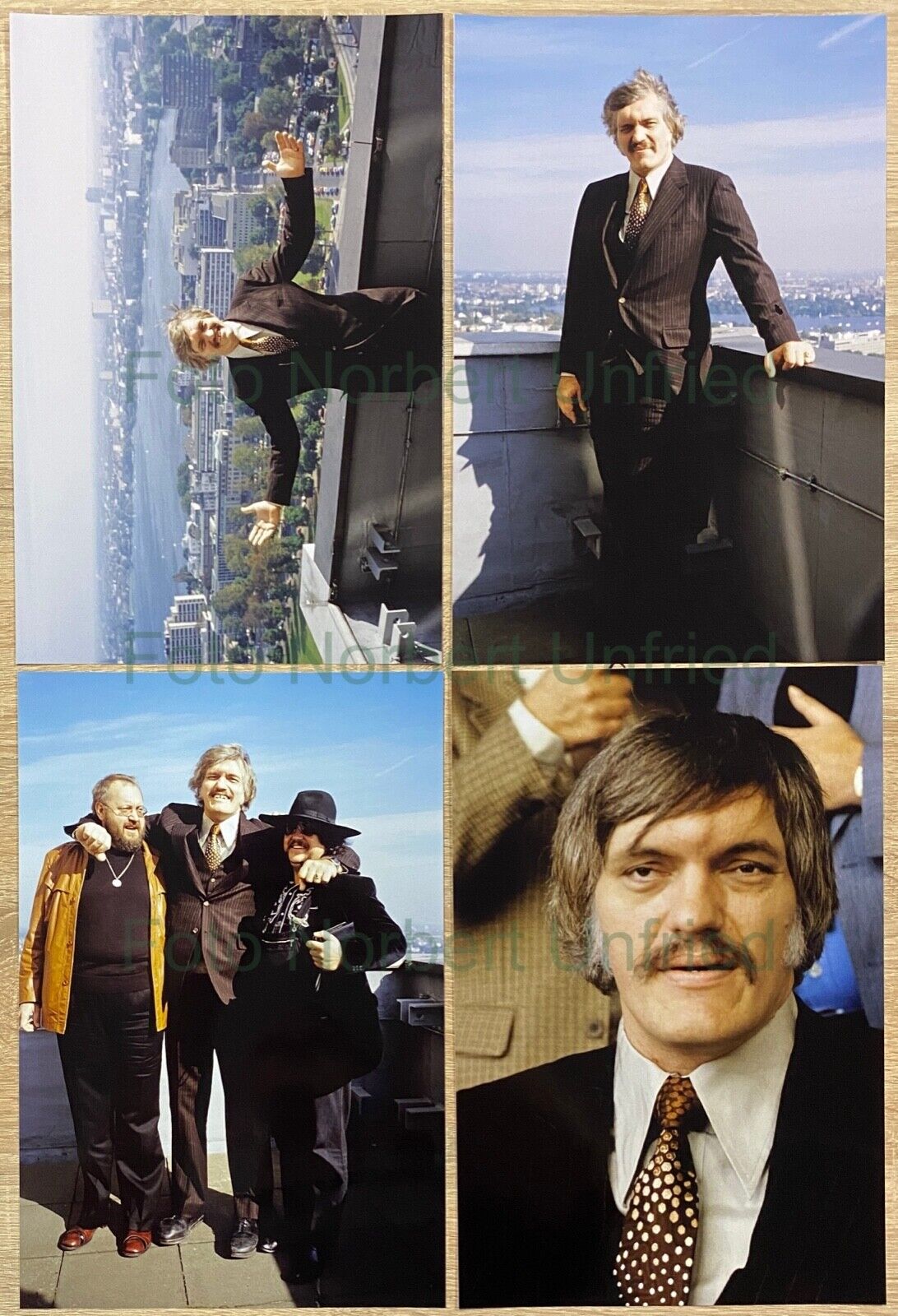 4 X Richard Kiel Photo Poster painting 20 X 30 CM (Plakat-232