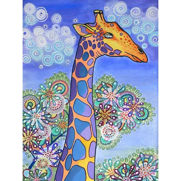 Diamond Painting - Full Round/Square Drill - Giraffe(30*40 - 50*60cm)