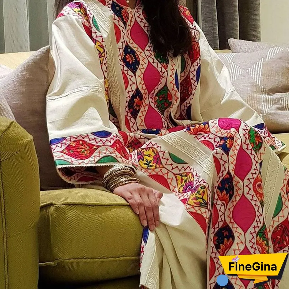 Colorful Geometric Printed Maxi Dress