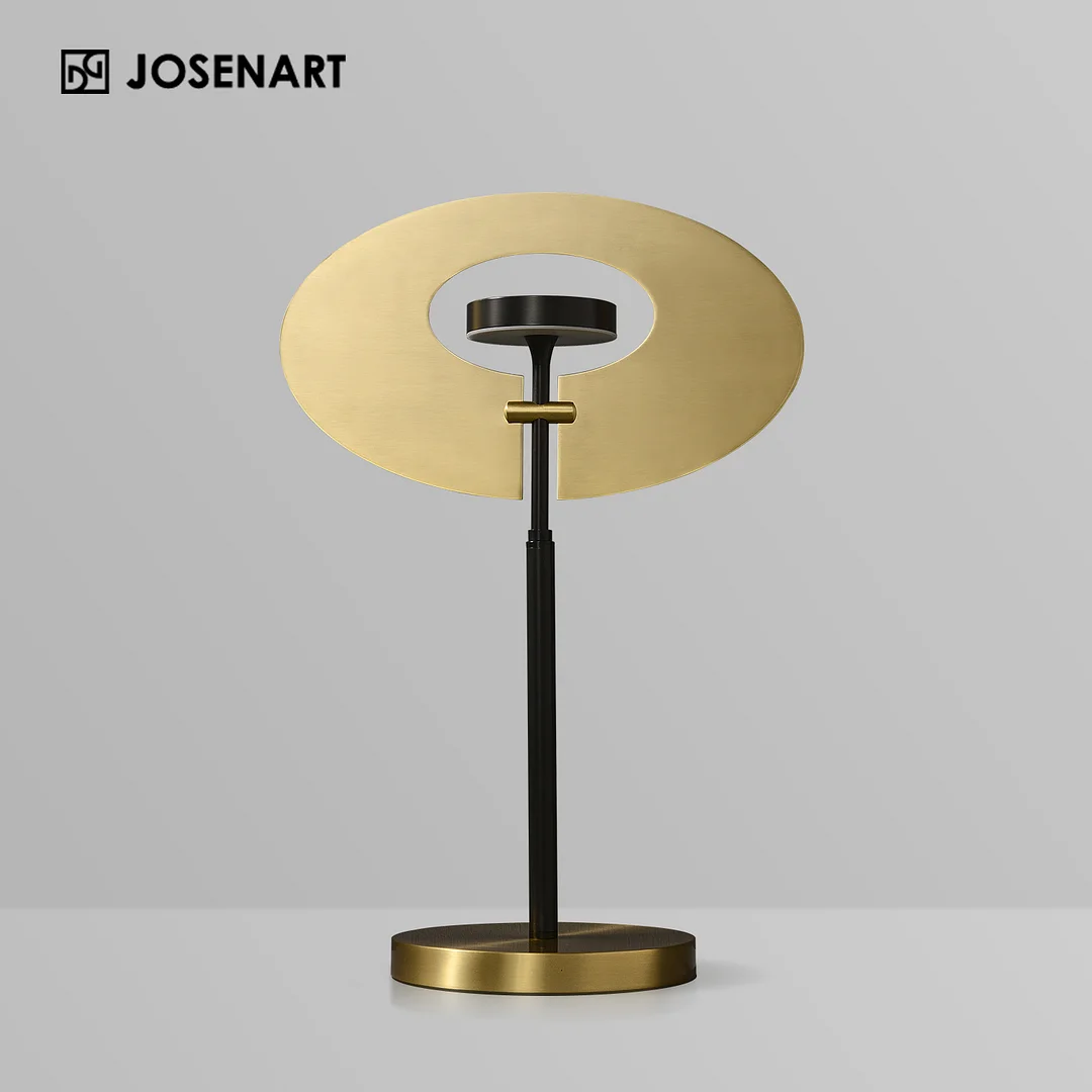 Black & Gold Artist Table Lamp JOSENART Josenart