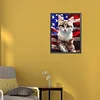 Diamond Painting -DIY Full Round Drill US Flag