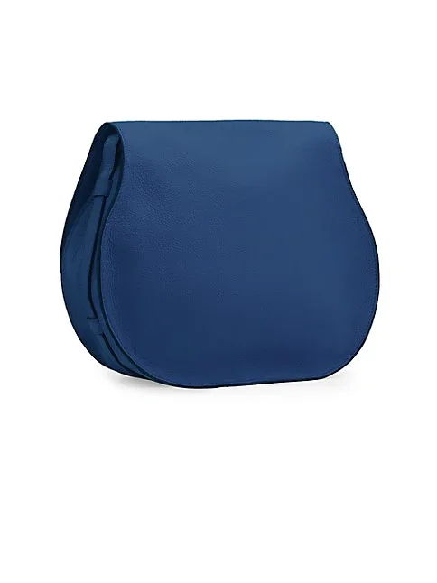 Chlo&eacute; Small Marcie Grained Leather Satchel