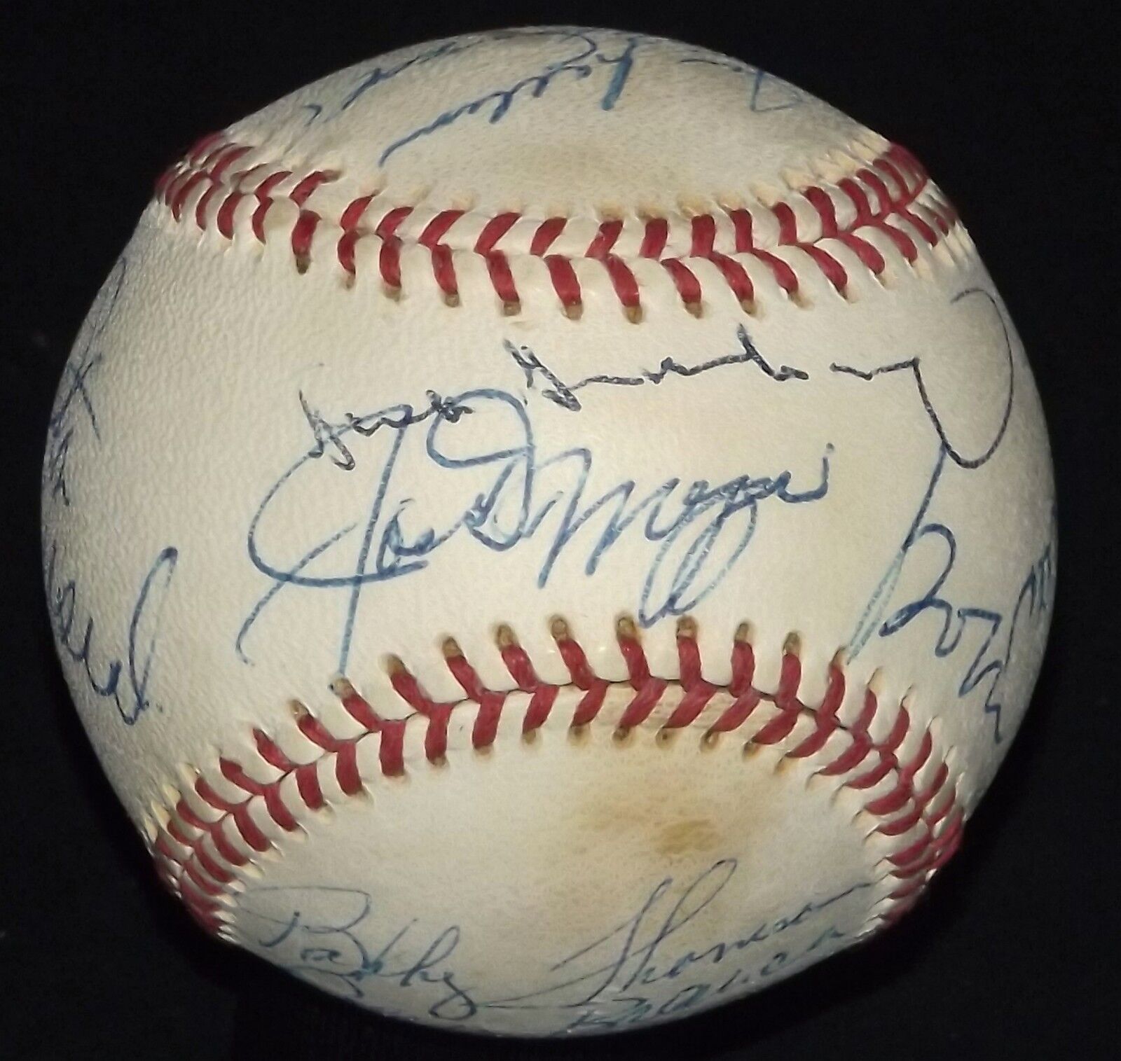 AMAZING! Hank Greenberg Joe DiMaggio Signed Autographed Baseball JSA Photo Poster painting LOA!