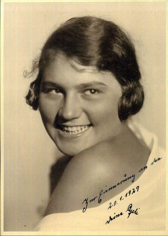 GELI RAUBAL Signed Photo Poster paintinggraph - Adolf Hitler's Half-Niece - pre WW2 - preprint