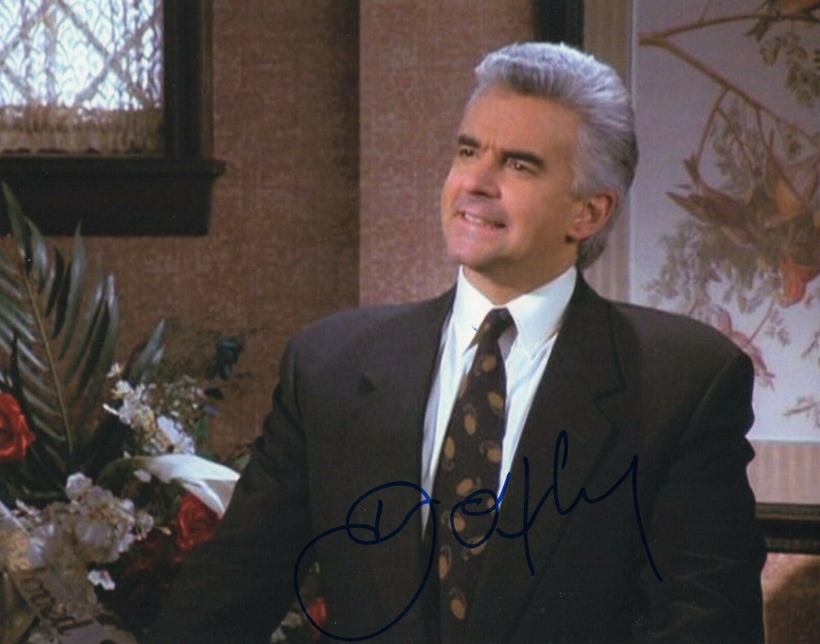 John O'Hurley Signed 8x10 Photo Poster painting w/COA Seinfield Family Feud #1