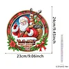 Diamond Painting Acrylic Santa Claus Pendant Kits for Home Wall Decor