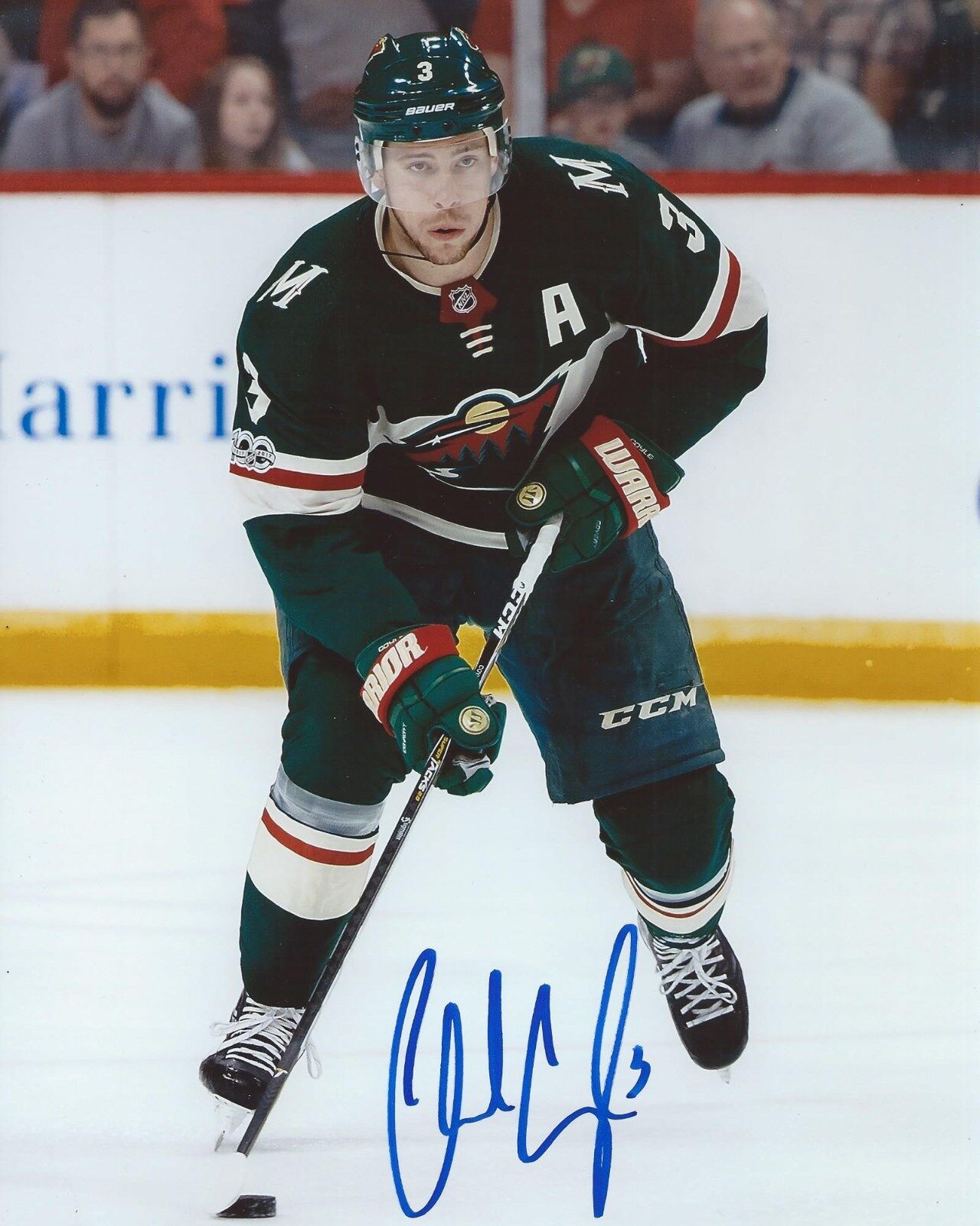 Charlie Coyle Signed 8x10 Photo Poster painting Minnesota Wild Autographed COA E