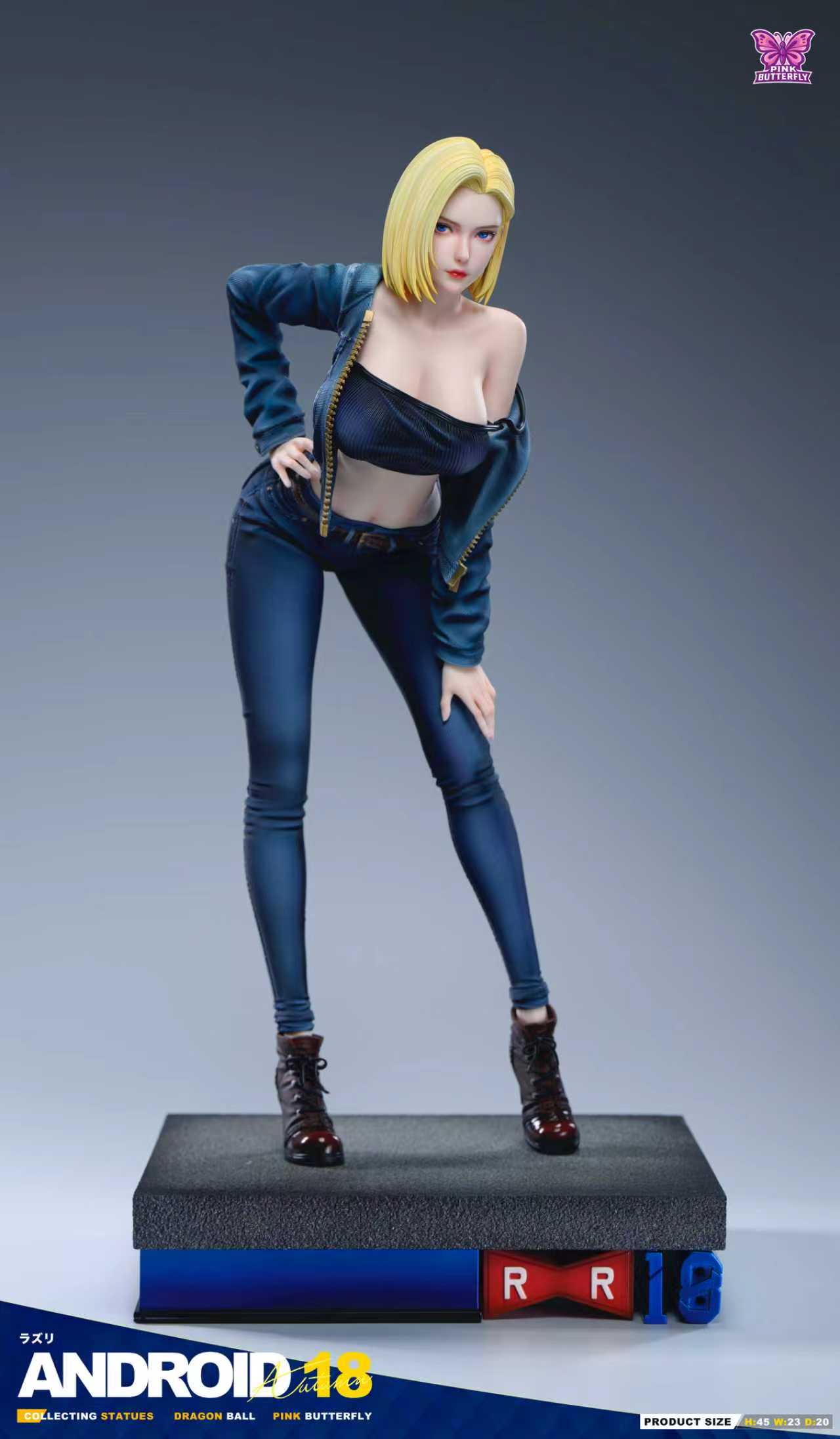PINK BUTTERFLY Studio - Dragon Ball Android 18 1/4 Statue(GK)-